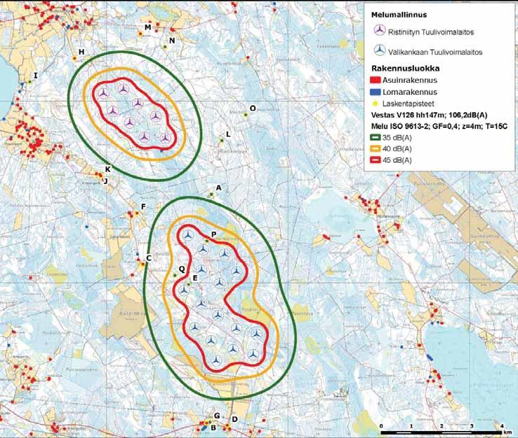 FCG SUUNNITTELU JA TEKNIIKKA OY Melu- ja varjostusmallinnukset 12 (18) Liite 4 24.6.2015 Kuva 6.