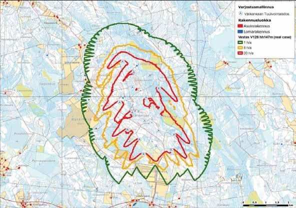 voimalaitoksella, napakorkeus 140m. Kuva 10.