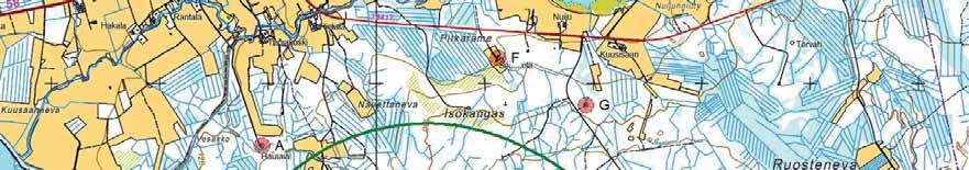 Project: Tuulivoimahanke Description: Haapajärvi DECIBEL - Map 8,0 m/s Calculation: Ristiniitty 8xV126 hh147m WindPRO version 2.9.