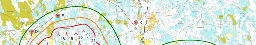 269 DECIBEL - Map 8, m/s Calculation: Yhteisvaikutukset