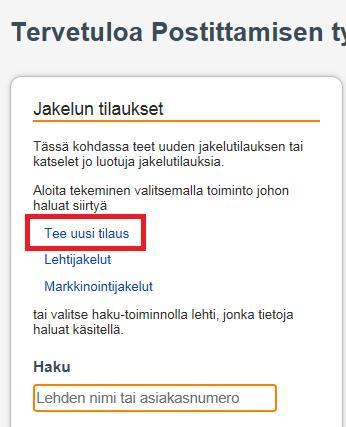 nimi / yrityksen nimi hakukenttään tai