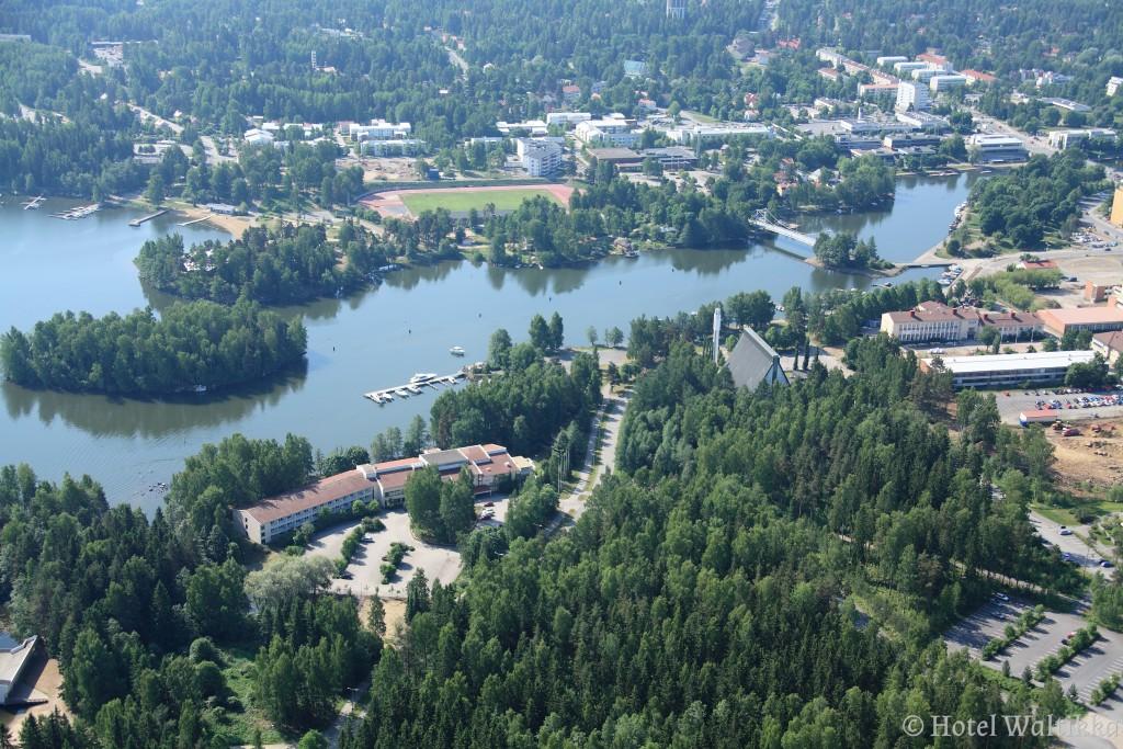 to be the most beautiful stadium in the whole Finland look at the photos and judge yourself. All the fields are walking distance (0,5.