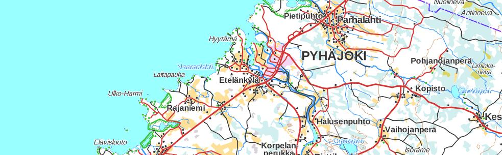 KARHUNNEVANKANGAS 110 kv OTE GT-KARTASTA Suunnitellut A.