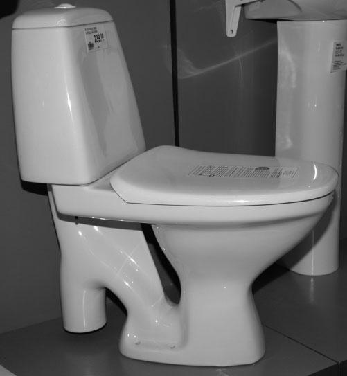 244 Kalustus WC-laite on yleensä saniteettiposliinia ja se on hauras sekä kallis. Sitä ei saa vetää lattiaa pitkin.