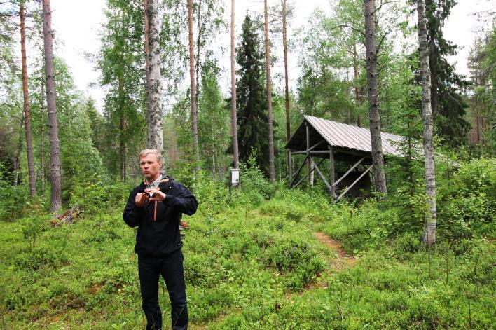 Seppeleen laskun jälkeen matka jatkui terva-