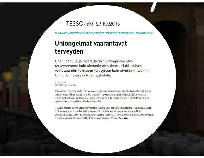 Unettomuus voi myös johtaa tuki- ja liikuntaelinten sairauksiin ja tätä kautta työkyvyttömyyteen. Univaje onkin suoranainen kansantauti.