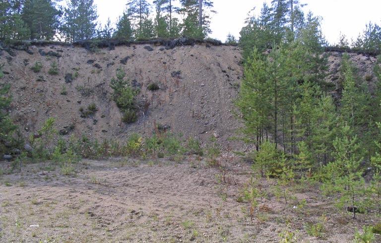 Ottotilanne 1984 Alueella oli yksi ottoalue kuoppien 5301 ja 5302 alueella. 2003 Kuoppien 5301 ja 5302 alueella otto oli laajentunut. Alueella ei ollut toiminnassa olevia kuoppia.