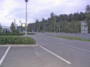 Ottoalueet oli pääosin muotoiltu ja istutettu puustolle.