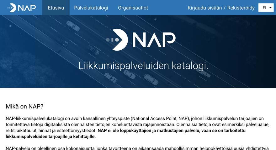 NAP ja digitointityökalut rakenteilla - testissä marraskuussa,