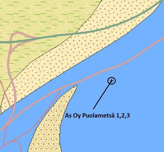 GTK:n kallioperäkarttojen mukaan alue kuuluu Hämeen migmatiittivyöhykkeeseen, jonka pääkivilajina on kiillegneissi ja granaatti.