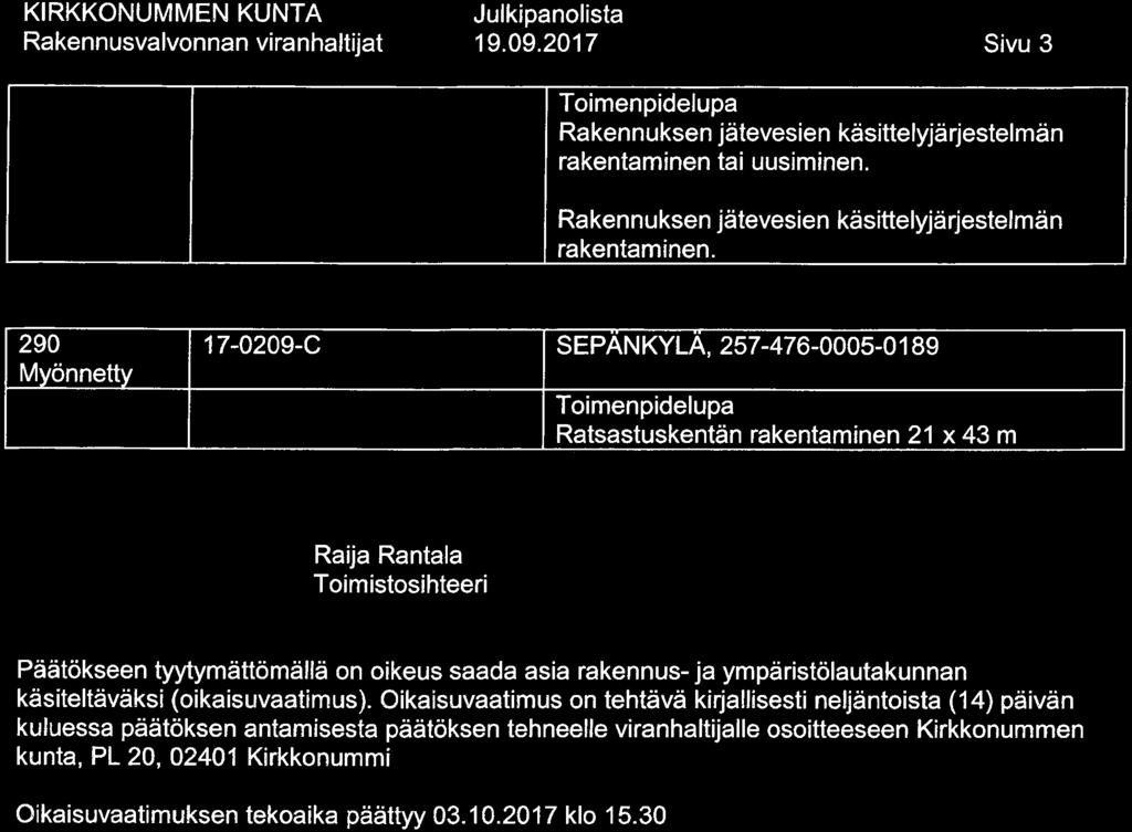 19. 09.2017 Sivu 3 rakentaminen.