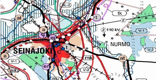 Yleiskaava Suunnittelualueella on voimassa oikeusvaikutteinen Nurmon keskustan yleiskaava, jonka Nurmon kunnanvaltuusto on