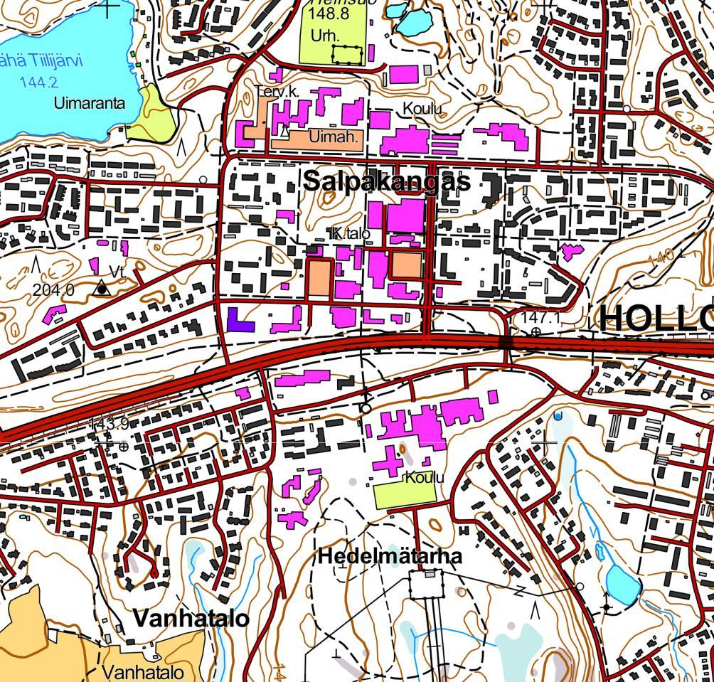 1 1. YLEISTÄ Hollolassa Keskuskatu 6 kortteliin ollaan laatimassa asemakaavan muutosta. Kortteliin, jossa nykyisin on käyttämätön liikerakennus, on suunnitteilla kolme asuinkerrostaloa.