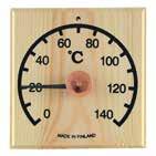 lämpömittari mänty mitat: K12 cm L12 cm Bastutermometer