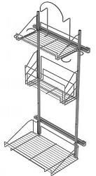 AUJ3 - mitat: kork.1320mm, (2kpl. 8L + 1kpl. 16L) lev.350mm, syv.