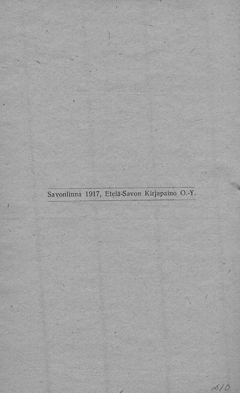 Savonlinna 1917