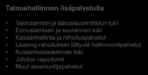 Maakuntien keskitetty talousraportointi Maakunnilla on käyttövelvoite peruspalveluihin. Henkilöstöhallinnon peruspalvelut (sis.