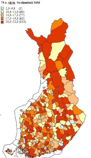 tarpeisiin Edistettävä mahdollisimman terveen ja toimintakykyisen