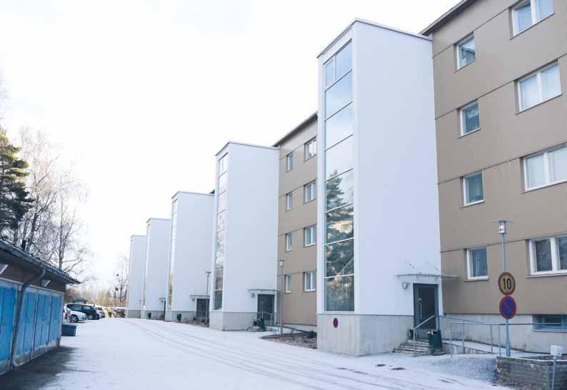 Päämäärä IV ASUNTOKANTA 31 Kuva 9. ARA:n avustuspäätökset koskien hissien rakentamista Helsingin vanhaan asuntokantaan 2003 2013. Lähde: ARA.