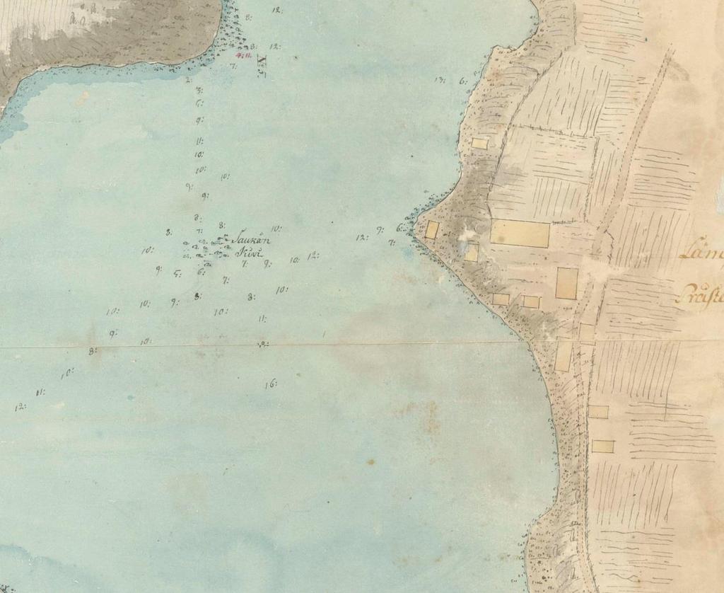 Daniel Ekmanin 1730-luvulla tehtyyn karttaan. 9 Kuva 6.