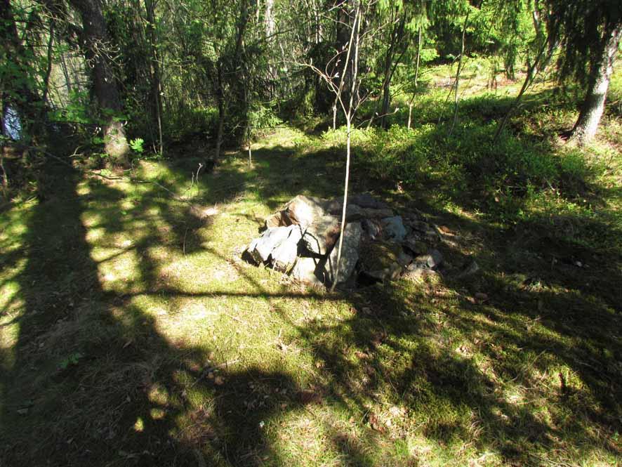 Kuva 25. Resentti röykkiö A kuvattuna etelästä.