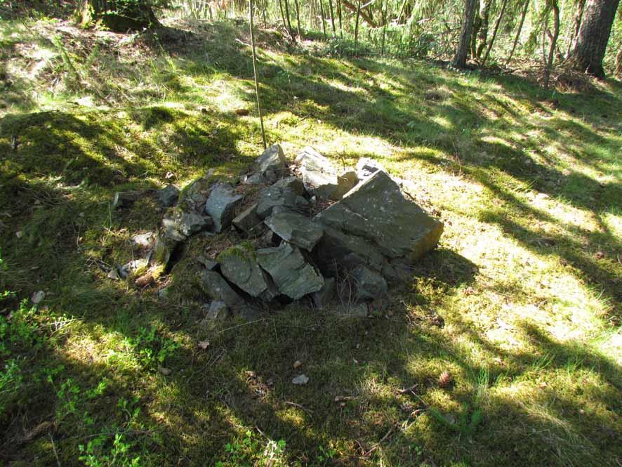 Resentti röykkiö B kuvattuna pohjoisesta.