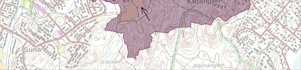 Maanpinnan korkeus vaihtelee suunnittelualueella noin +17 +27 mmp ja
