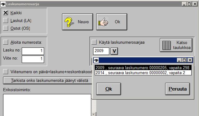 28.6.2015 Osoitetulostuksessa parannuksia. 30.6.2015 Korvaa tyhjät kate-kentät reskontrasta -toiminto.