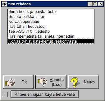 2015 Tiliotteet voidaan lajitella myös arkistointitunnuksen mukaan. 5.7.2015 Siirrä kirjanpitoon -toiminnossa nappi Kirjanpito sisältää laajemmat toiminnot. 6.7.2015 Opastevideo erikoistoiminnon käyttämisestä laskunumerosarjoissa.