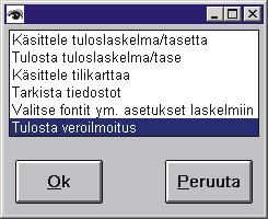 2004 Opastevideo miten kirjanpitoon syötetään tositteita. 8.2.2005 Veroilmoituslomakkeet 60, 61A ja 61B voidaan tulostaa. 2.3.2005 Pääkirjat ym.