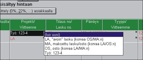 2003 Uusilomake Sähköposti Lasku/kuitti jne. Englanninkielinen. 22.12.