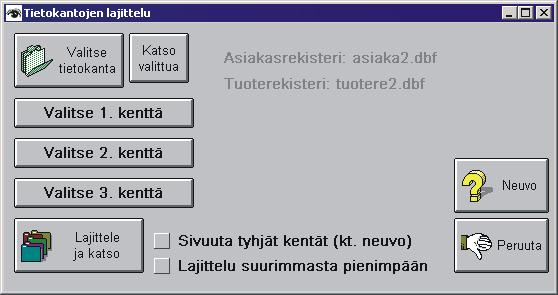 "Datamiken asetukset ja tiedostot" ikkunassa tiedostonimi -kentissä on kulmanappi, josta voi korjata