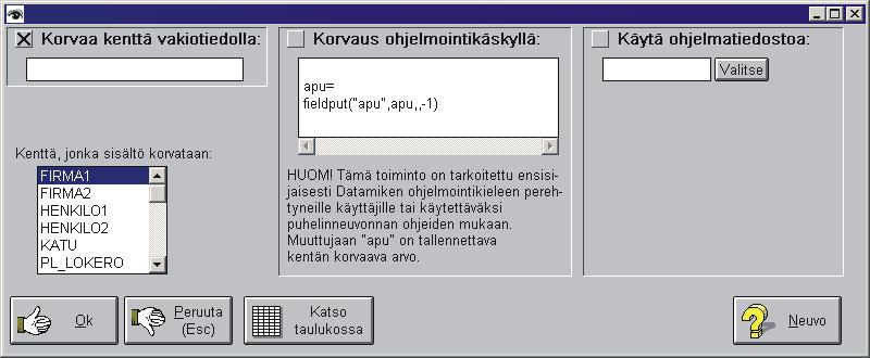 4.2010 Kuvien valintaikkunassa mahdollisuus valita nimi kirjoittamalla. 24.7.