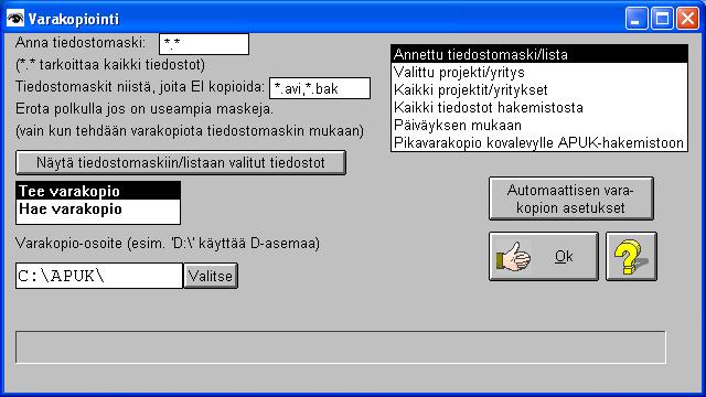 2013 Erilaisissa Katso projektin käyttämiä tiedostoja -toiminnoissa näkyy myös tiedoston koko, päiväys ja kellonaka. 26.