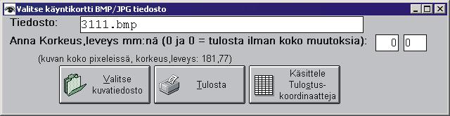 Ikkunassa "Hae tuote" voi myös valita jonkin kentän tuotekortista siirtymään tilinumeroksi laskurivitaulukkoon. Samassa ikkunassa voi hakea myös vapaavalintainen kenttä haluttuun sarakkeeseen.