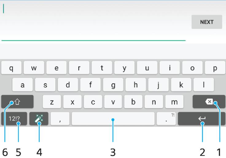 Tekstin kirjoittaminen Näyttönäppäimistö Voit kirjoittaa tekstiä QWERTY-näyttönäppäimistöllä napauttamalla kutakin kirjainta erikseen, tai voit käyttää Kirjoita pyyhkäisemällä -toimintoa ja muodostaa