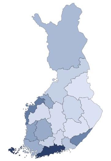 ASUNTOKANNAN JA ASUINOLOJEN KEHITTÄMINEN KASVUKESKUSTEN ULKOPUOLELLA BKT /ASUKAS 2014 TYÖLLISYYSASTE % 2015 TALOUDELLINEN HUOLTOSUHDE % 2014 BKT euroa per asukas maakunni ain 2014 Yli 42 000 38