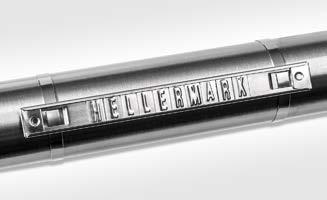 5.6 Merkintäjärjestelmät Merkinnät vaativiin käyttökohteisiin Kohokuvio teräsmerkintäjärjestelmät Hellermark SSC-merkintäprofiili Hellermark SSM-kohokuvio teräsmerkit