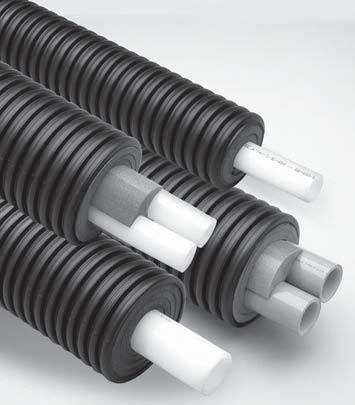 Ecoflex-putkistot ovat muovia.