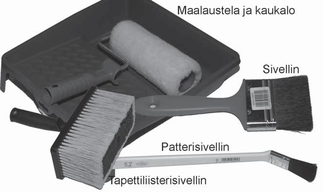 Sivellinmaalaus voidaan tehdä esimerkiksi seinään siten, että maali levitetään vaakavetoina ja tasoitetaan pystysuoraan maalaten.