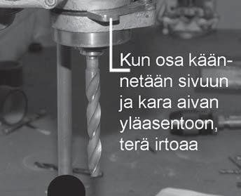 Käytä oikeita suojaimia ja konetta saat käyttää vasta opastuksen jälkeen.