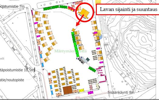 Helsingin kaupunki Pöytäkirja 2 (6) kentällä osoitteessa Mäntymäentie 1. Tapahtuman aikataulu on seuraava: Keskiviikko 7.6. Torstai 8.6. - Kello 15.00-23.00 ulkoilmakonsertti. Perjantai 9.6. - Kello 15.00-23.00 ulkoilmakonsertti. Lauantai 10.