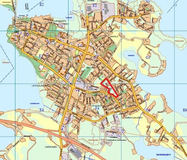 1 PERUS- JA TUNNISTETIEDOT 2 1.1 Tunnistetiedot Asemakaavan muutos koskee Hakumäen kaupunginosan (6) osaa korttelista 9 sekä liittyvää katualuetta ja virkistysaluetta.