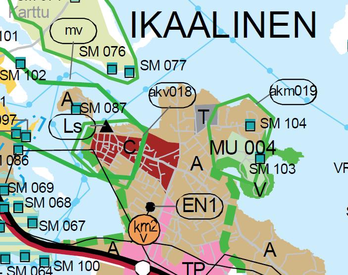 7 Tekninen huolto: Alue kuuluu vesihuoltoyhtiön toiminta-alueeseen. Läheiset alueet kuuluvat keskitetyn vesihuollon piiriin. Pohjoisosan läpi kulkee viemärilinja.