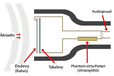 7 tallennettua virheettömästi. Rakenteen ollessa hiukan monimutkaisempi ja herkempi, ei kondensaattorimikrofoni ole kovinkaan kestävä. Tämän takia näitä mikrofoneja käytetään yleensä studioissa.