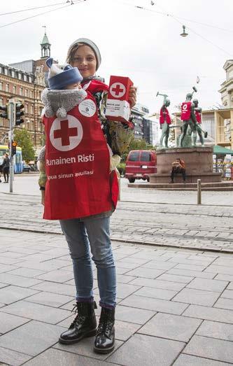 KIITOS OSALLISTUMISESTASI NÄLKÄPÄIVÄÄN Nälkäpäivänä kerätyt varat tulivat heti käyttöön MARIA SANTTO Järjestömme valmiuden kulmakivi Nälkäpäivä tuotti lippaisiin tehtyinä lahjoituksina ensimmäisen