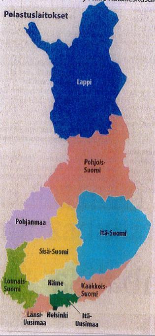 Pelastustoimen aluejaon uudistaminen 2014 Pelastustoimen aluejako uudistetaan vähentämällä alueiden määrä nykyisestä 22:sta 11 alueeseen.