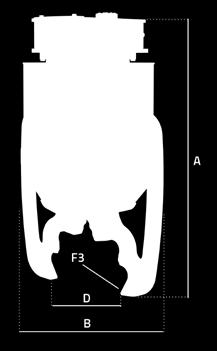 hydraulisylinterissä Malli HP02 HP04 HP07 A mm 1127 1290 1510 B mm 745 910