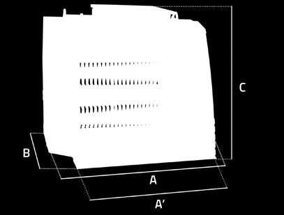 1650 A mm 1526 1776 1576 2026 B mm 1080 1080 1430 1430 C mm 1200 1200