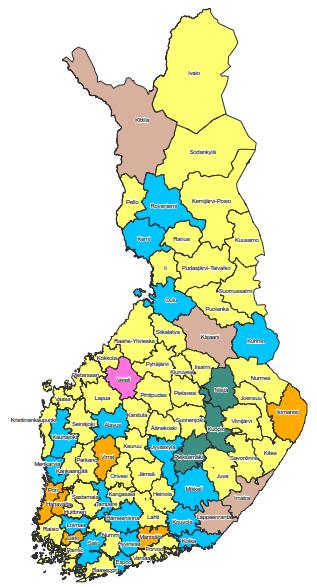 9 KUVA 1. Hoidon ja ylläpidon alueurakoitsijat 1.10.2016-1.10.2017. (Tieverkon kunnossapito 2016.